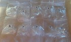 500 Pcs C Curve half Tube Half Cover Clear Artificial False Nail Tips New
