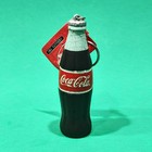    vintage 1999 Coca-cola Bottle Squeeze Toy Keychain Foam Key Ring Damaged Tag