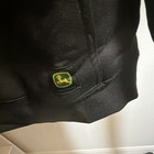 John Deere Black Hoodie With Logo  Agriculture Theme  Size S