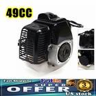 49cc 2-stroke Engine Pull Start Motor With Fuel Tank For Pocket Bike Scooter Atv