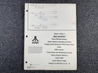 Atari Red Baron Arcade Video Game Manual Schematics Original