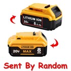 2pack 20v 20 Volt Max Xr 8 0ah Lithium Ion Battery For Dewalt Dcb206-2 Dcb205-2