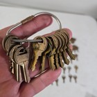 Lot Of 81 Vintage Master Lock Keys Bulk Locksmith Padlock Key Set Patina Craft