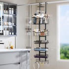 6-tier Hair Tool Organizer - Wall Mounted Diy Adjustable Shelf