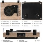 Vintage 3-speed Turntable Bluetooth Input Record Player Vinyl Record Player