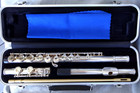 Jupiter Jfl710 Silver C Flute With Offset G   Jupiter Case - Great Condition