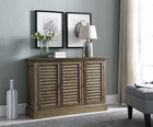 Antique Wash Rustic Wood Buffet Sideboard Console Table With Storage