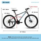 26inch Mountain Bike 21 Speed Adult Bicycle With High-carbon Steel Frame Bike