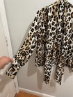 Joan Rivers Cheetah Print Women s Blouse  Size Medium