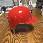 Rawlings Cincinnati Reds Open Face Baseball Batting Helmet Red Visor Glossy 2v