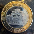 Fremont Casino - Las Vegas -  10 Gaming Token   999 Pure Silver  Limited Edition