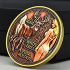 Big Rack Hunter Medal Whitetail Deer Hunting Challenge Coin Gift Collectible