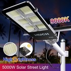 Solar Street Light Outdoor Dusk To Dawn Solar Security Flood Light Bright 5000w