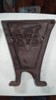 Antique Matched Pair Heavy Cast Iron Van Brunt Grain Drill End Caps John Deere