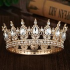 Royal Queen Crystal Rhinestone Bridal Tiara Crown Wedding Party Hair Jewelry