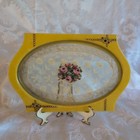 Vintage Art Deco Yellow Celluloid Vanity 9 Pc Set Including Brush Mirror   More