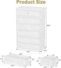 3 4 5 7 Drawer Dresser Storage Handle Free Wood Chest For Bedroom Living Room