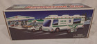1998 Hess Truck Recreation Van With Dune Buggy And Motorcycle Brand New