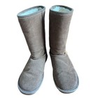 Bearpaw Emma Snow Boots Women s 6 Suede Sheepskin Lined Cozy Winter Brown