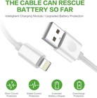 2 Pack 5 Ft Long Fast Charging Usb Sync   Data White Charger Cord Cable Iphones
