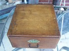 Antique Vintage Oak 1 Drawer Wooden Butler Brands Paper The Best File Cabinet