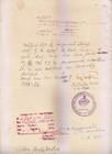 India Pakistan Joint Used High Value Revenue Stamp Paper For Collection  