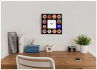 Union 76 Gas Oil History Big Square Wall Clock 12 Pictures Gasoline Sign
