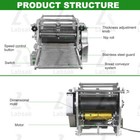 Commercial Mexican Corn Tortilla Maker Machine Automatic Chapatti With 15cm Mold
