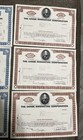  lot Of 9  Chase Manhattan Bank Stock Certificate- 3 Colors 