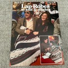 Lot 18 Vintage Knitting Crochet Pattern Books Retro Afghans Pillows Dolies