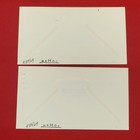 Pair Jim Thorpe 1984 First Day Covers Fdc Shawnee Ok 20c Stamp American Athlete