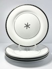 Target    arctic Solstice Snowflake    Set Of 4 Porcelain Dinner Plates 10 3 4   
