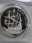 1991 Congo 500 Francs Silver Proof Spanish Galleon Graded Pr 68 Dcam By Anacs