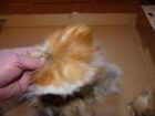 Real Tanned Red Fox Fur Scraps Fly Tying Smaller Native Craft Art Supply Fishing