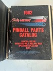Williams Pinball Parts Catalog Binder  Black Cover  Original - W  Parts Catalogs