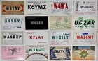 Qsl Ham Radio Cards Usa   International Postcards 1940s To 90s Vintage Lot Of 55