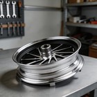 For Electric Scooter Front Wheel 3 00 10 Aluminum Alloy Disc Brake Assembly