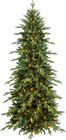 4-7 5 Ft Christmas Tree W led Lights Artificial Tree Holiday Decor Unlit  prelit