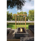 61 l X 82 h Heartwood Cedar Trellis  Golden Brown  Va68899