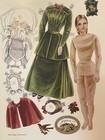 Vtg 1988 A Fashion Doll s Paper Doll Diary Book By Peggy Jo Rosamond 6 Dolls