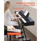Uimoso 88-key Fully Weighted Digital Piano Keyboard Without Stand