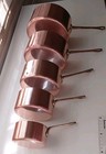 Vintage Set Of 5 Saucepan Copper Solid Brass Handles Cookware 