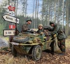 Britains World War 2 German 25203 Type 166 Schwimmwagen   Crew