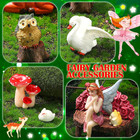 26 Pcs Miniature Fairy Figurines Mini Garden Accessories Tiny Fairies Figurine D