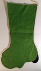 Vtg Finished Bucilla  1866 Felt Christmas Stocking-sportin Santa-completed-car
