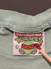 Vintage Teenage Mutant Ninja Turtles Shirt Kids Large Blue 1990 Single Stitch