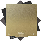 Sunlu Pei Magnetic Build Textured Surface gold Frosted Pei Sheet For 3d Printers
