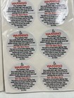 Candle Jar Container Labels Wax Melting Safety Stickers Decal Candle 2    2200 