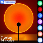 Sunset Projection Lamp     Usb Led Night Light For Indoor Party Atmosphere