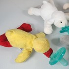 Lot Of 6 Mary Meyer Wubbanub Pacifier Soothie Stuffed Plush Animals Binkie 